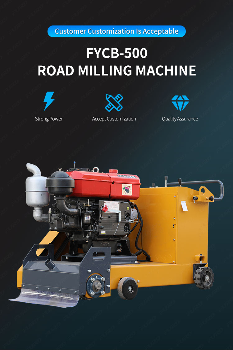 500mm road milling machine