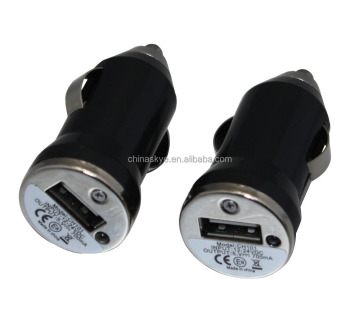 Black Car Cigarette Lighter Charger to USB Adapter for MP3/iPhone4/iPod