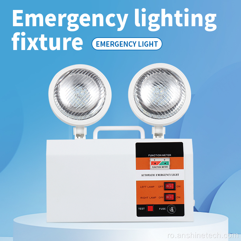Lumină de urgență LED cu două puncte de plumb-acid 6V 5H