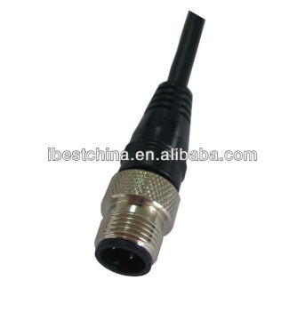M12 5 Pins Poles Male Female Cable Connector, Sensor Connector,Plug In Connector, Soldering Connector IBEST