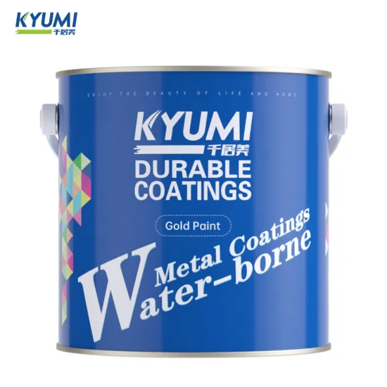 Environmentally Friendly Glitter Gold Paint for Crafts and Plaster Products