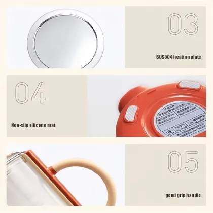 quiet mini electric kettle