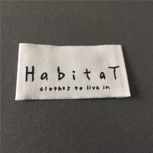 High Density Woven Main Label Soft Edge