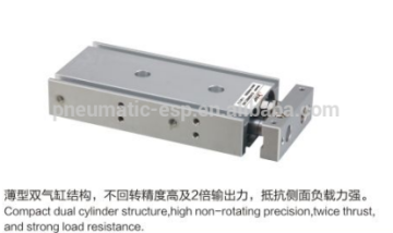 compact dual cylinder structure CXS air cylinder