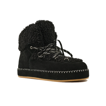 Chaussures en fourrure d'agneau de qualité supérieure