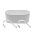 Detachable hook oval metal pot