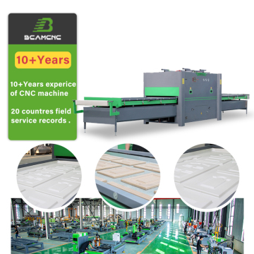 Machine de stratification en PVC pour portes en bois