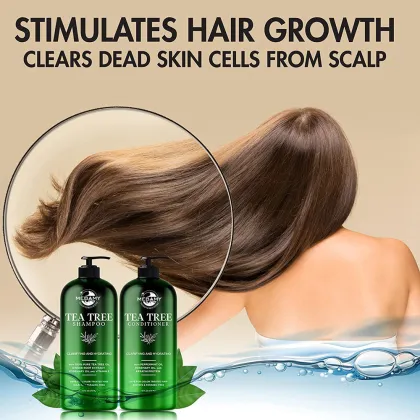 OEM ODM Sulfate Free Organic Tea Tree Shampoo and Conditioner Set