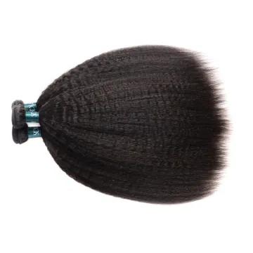 Yaki Curly Kinky Straight Drawstring Ponytail Hair Bundles 100% Brazilian Virgin Human Hair Extension Ponytail For Black Women