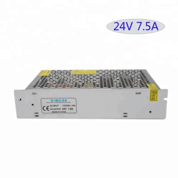 High Quality 24V 7.5A 180W LED Power Supply S-180-24