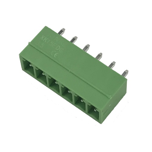 Conector de terminal de plug-in de pino fêmea de ângulo reto de 3,5 mm