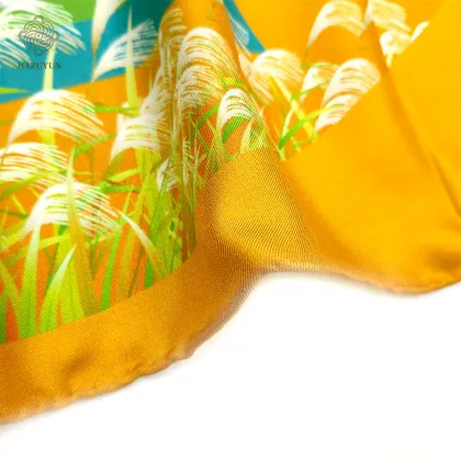 Design Digital Printed Square Silk Scarf Products