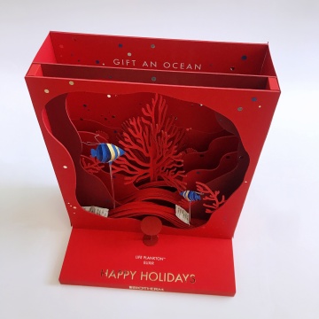 Eco-Friendly Recycled Paper Display Rack for Cosmetics