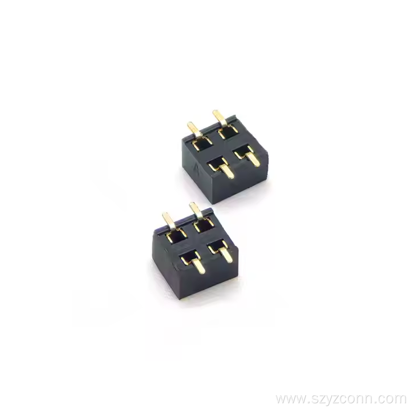 2.54mm Pitch Female Header Connector SMT 4P