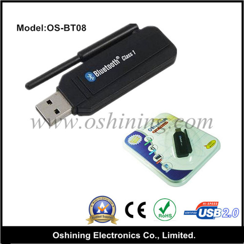 Long Shape Bluetooth Dongle with Antenna (OS-BT08)