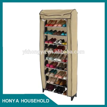 10 tier modern tall large plastic shoe cabinet