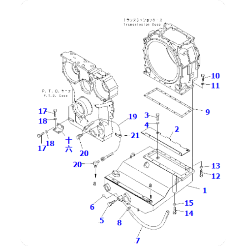 Bulldozer D375A-3 gasket 17M-22-25141