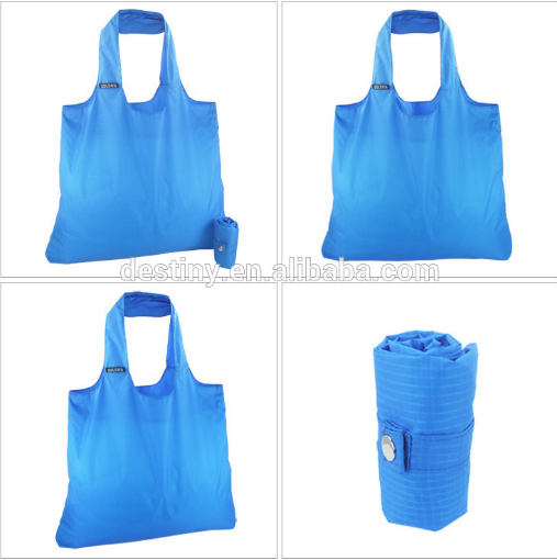 Resuable Handle Nylon Grocery Shopping Bag