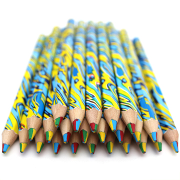 Ready to Ship Mixed Color Lead Multi Magic Color Wood Pencil for Kids School