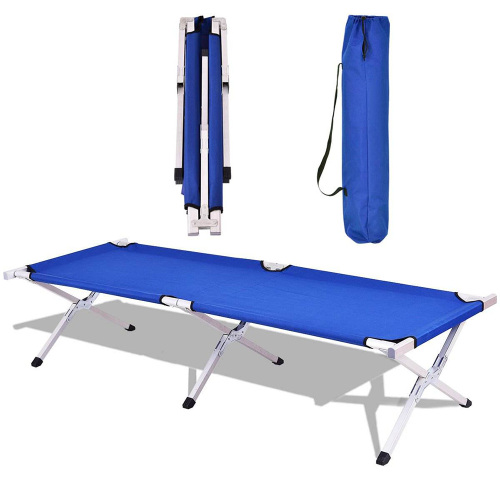 Letto da campeggio pieghevole a piegatura compatta ultraleggera 600D