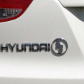 Adesivo de sinal de logotipo automático de plástico cromo personalizado