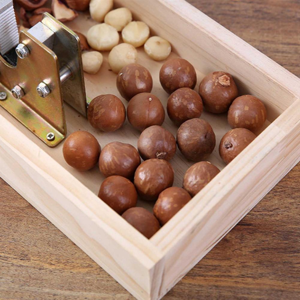 New Manual Nutcracker Nut Tongs Pecan Nut Adjustable Heavy Duty Macadamia Cracker Opener Machine Tool With Metal Handle