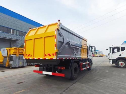 4x2 hook lift hydraulic arm garbage truck