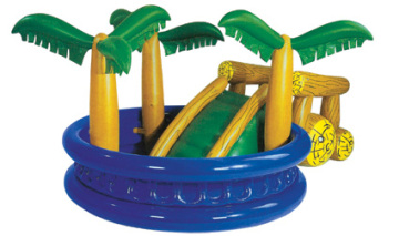 PALMTREE SLIDE POOL SET