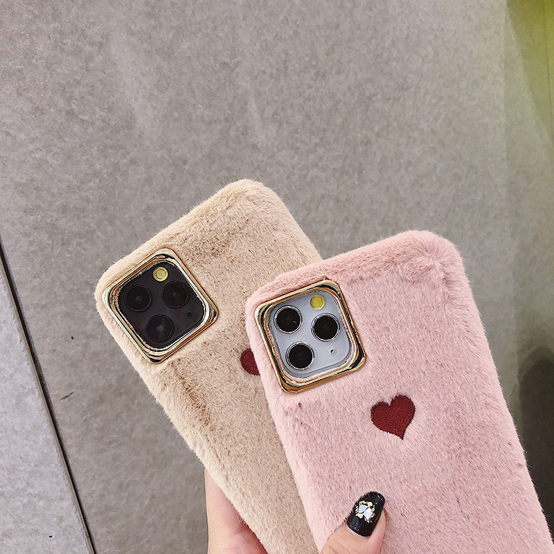 Solid Embroidery Phone Case