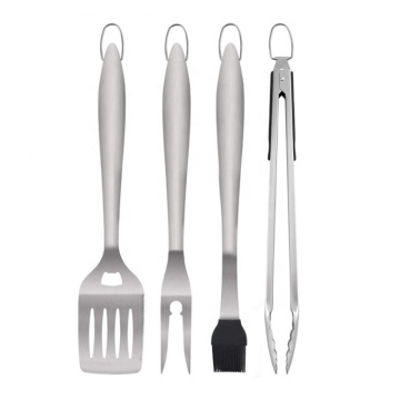 JHY Hot Selling 4PCS Stainless Steel Barbecue BBQ Tools Set: Comprehensive Grilling Kit