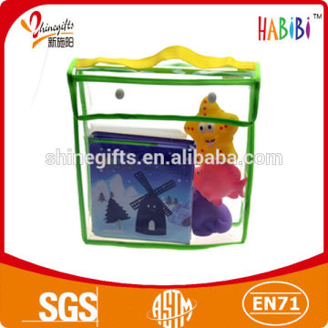 transparent button pvc plastic bags with handle