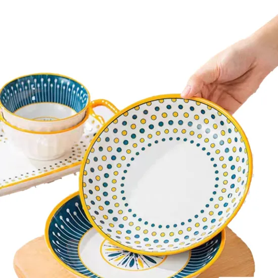 Scandinavian Cross-Border Wholesale: Premium Hot Picks in Ceramic Dinnerware Sets for Weddings and Home, Including Unique Household Plates and Dishes