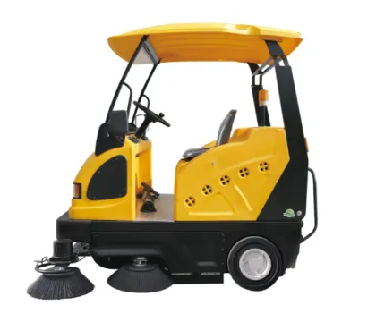 Electric driven road sweeper