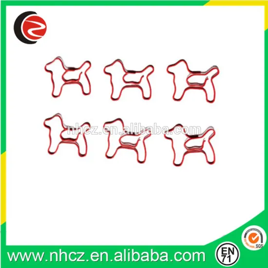 Red Dog Animal Paper Clip