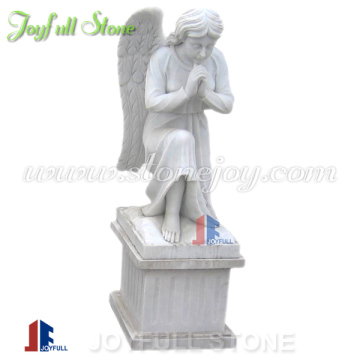 White Marble Memorial Statue
