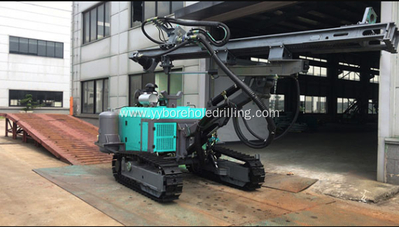 Crawler DTH Rock Blasting Drilling Rig Blasthole 30m