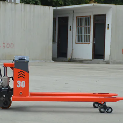 Semi Electric Pallet Jack 2000kg - 3 Ton Pallet Jack Trolley