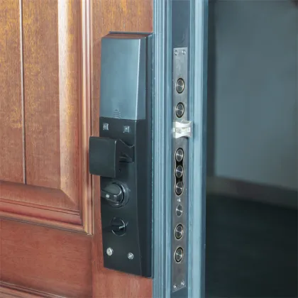 Turkish Safety Steel Aluminum Wooden Exterior Security Armored Door
