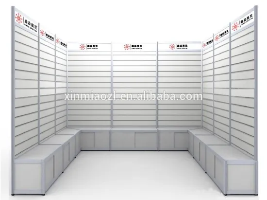 NEWEST!Slotted Aluminum Board / Melamine Grooved Aluminum, Aluminum grooved board for exhibition booth