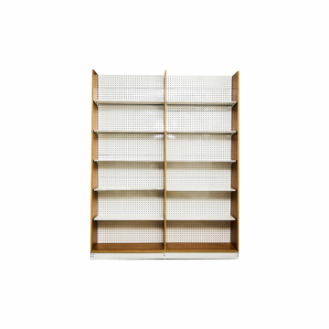 Double-sided multilayer pharmacy shelves