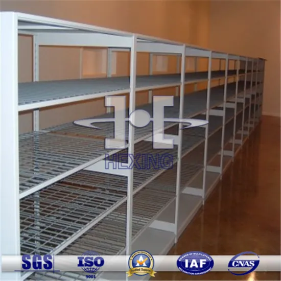 Selective warehouse wire mesh deck racking