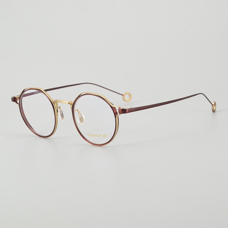 Oval Titanium Optical Frame