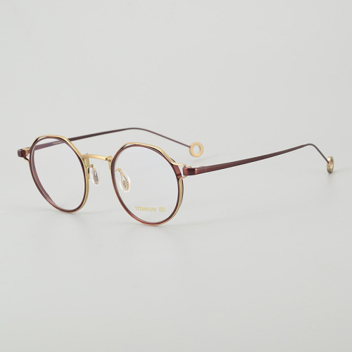 Oval Titanium Optical Frame