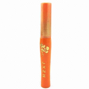 Plastic Bronzing Cosmetic Mascara Tube, Customized Logos are Accepted