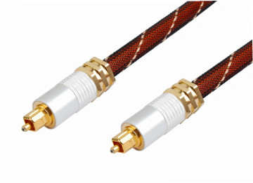 Toslink to Toslink Cable, Toslink Male/Male, 25ft High-End Digital Optical Fiber Toslink Audio Cable