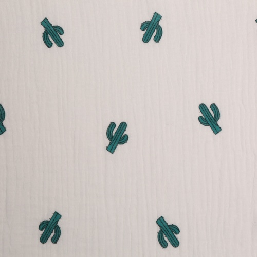 New Product Cotton Double Layer Gauze Printed Fabric