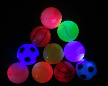 Light Up Flashing Sports Ball Bounce Balls