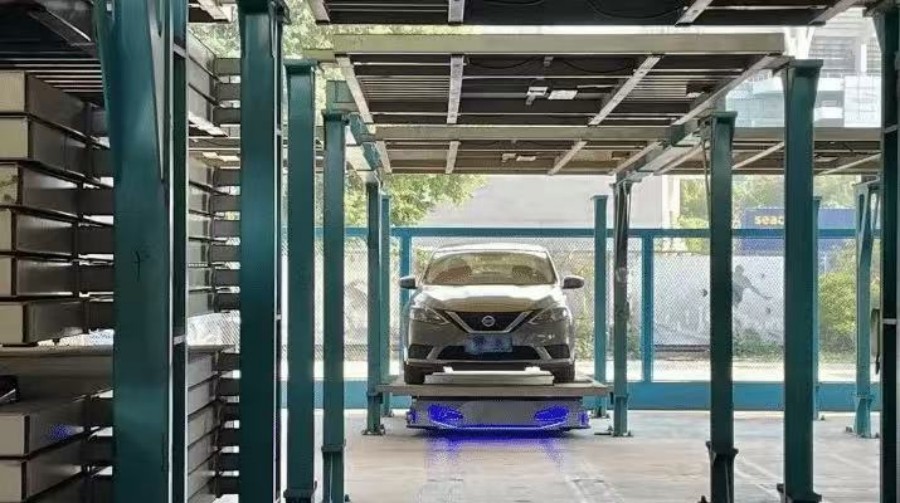 Efficient AGV parking system