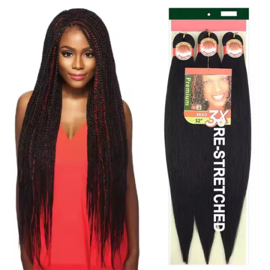 Wholesale 3x Braids, 2 E-pression Hair: Jumbo Box Braids & Pre-Stretched Braiding Hair