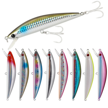 120mm 41g Sinking Minnow Lure for Saltwater with VMC Hook